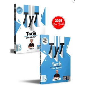 Benim Hocam Yayınları  2025 TYT Tarih Ders Notları ve Tamamı Video Çözümlü Soru Bankası Seti