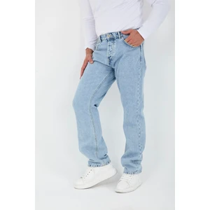 Kot Baggy Kalıp Erkek Pantolon - Taş