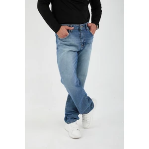 Kot Baggy Kalıp Erkek Pantolon - Mavi