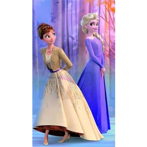 Frozen Elsa ve Anna  PixArt Sanat Elmas Mozaik Tablo Diamond Türkiye 40*60