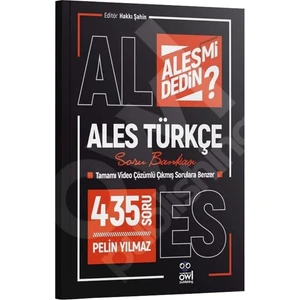 Owl Publishing ALES Türkçe Soru Bankası Tamamı Video Çözümlü Çıkmış Sorulara Benzer