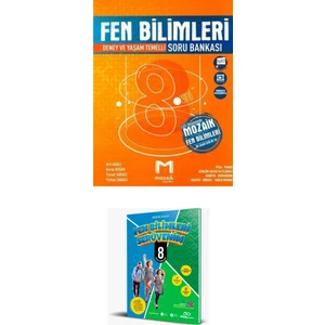Mozaik Yayınları 2025 8. Sınıf Fen Bilimleri Soru Bankası + Fen Bilimleri Serüvenim
