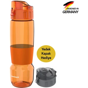 Pivot Switch Orange Bpa Içermez 650 ml Tritan Kırılmaz Suluk - Su Matarası - Yedek Kapak Hediyeli