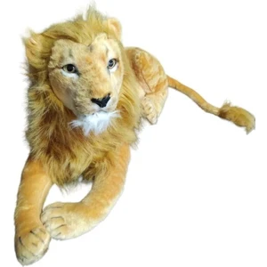 Top Rock Store Aslan Peluş Oyuncak Uyku Arkadaşı Kuyruk Dahil 80 cm