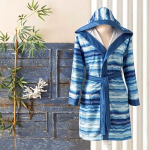Wave Pamuk L/XL Genç Bornoz Çok Renkli