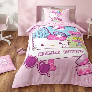 Lisanslı Hello Kitty Travel Pamuk Tek Kişilik Nevresim Takımı