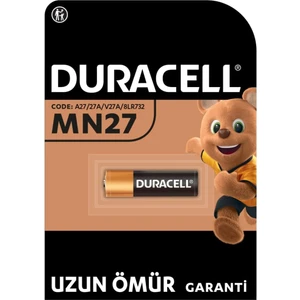 DURACELL MN27 (1’li Paket) özel alkalin pil 12V (A27 L828)