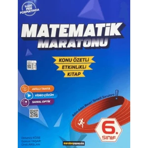 Maraton Yayıncılık 6. Sınıf Matematik Maratonu Konu Özetli Etkinlikli Kitap - Dolunay Köse