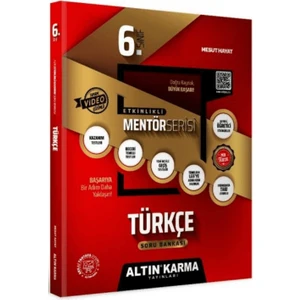Altın Karma Yayınları 6. Sınıf Türkçe Altın Etkinlikli Kazanım Soru Bankası - Mesut Hayat