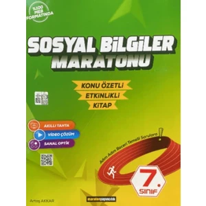 Maraton Yayıncılık 7. Sınıf Sosyal Bilgiler Maratonu Konu Özetli Etkinlikli Kitap - Artaş Akkar