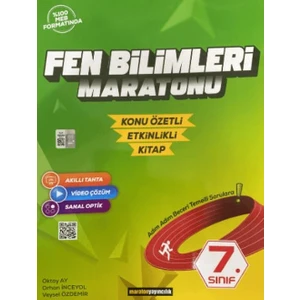 Maraton Yayıncılık 7. Sınıf Fen Bilimleri Maratonu Konu Özetli Etkinlikli Kitap - Oktay Ay