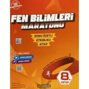 Maraton Yayıncılık 8. Sınıf Fen Bilimleri Maratonu Konu Özetli Etkinlikli Kitap - Oktay Ay