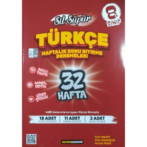 8. Sınıf Türkçe Haftalık Konu Bitirme Denemeleri
