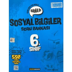 Maraton Yayıncılık 6. Sınıf Bana Bi Sosyal Bilgiler Soru Bankası - Zühdü Mavras