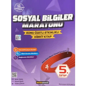 Maraton Yayıncılık 5. Sınıf Sosyal Bilgiler Maratonu Konu Özetli Etkinlikli Kitap - Ramazan Koyuncu