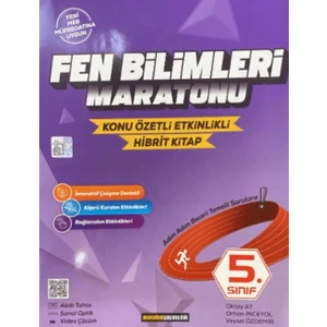 Maraton Yayıncılık 5. Sınıf Fen Bilimleri Maratonu Konu Özetli Etkinlikli Kitap - Oktay Ay