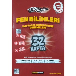 8. Sınıf Fen Bilimleri Haftalık Konu Bitirme Denemeleri