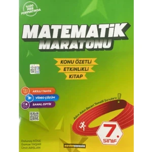 Maraton Yayıncılık 7. Sınıf Matematik Maratonu Konu Özetli Etkinlikli Kitap - Dolunay Köse