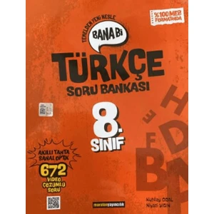 Maraton Yayıncılık 8. Sınıf Bana Bi Türkçe Soru Bankası - Kubilay Oral