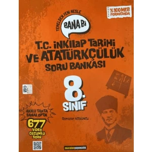 Maraton Yayıncılık 8. Sınıf Bana Bi İnkılap Tarihi ve Atatürkçülük Soru Bankası - Ramazan Koyuncu