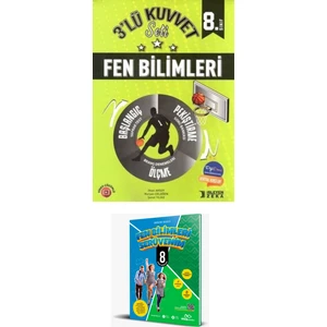 İşleyen Zeka Yayınları 2025 8. Sınıf Fen Bilimleri 3'lü Kuvvet Seti + 8. Sınıf Fen Bilimleri Serüvenim
