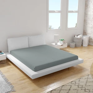 Premium Yeşil 160X200 Çift Kişilik Lastikli Penye Çarşaf