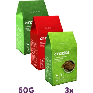 3'lü Paket Glutensiz Vegan Tohum Kraker Cracks Mix 50gr
