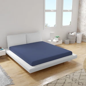Premium Lacivert 90X200 Tek Kişilik Lastikli Penye Çarşaf
