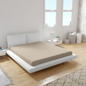 Premium Bej 90X200 Tek Kişilik Lastikli Penye Çarşaf