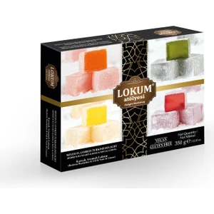 Karışık Aromalı Lokum 350G (Bodrum Mandalina & Gül & Nane)