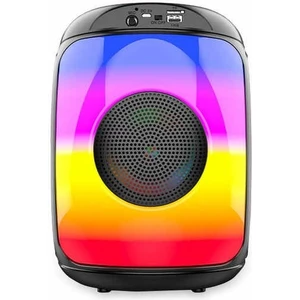 Polygold ZQS1438 Süper Bass Rgb Işıklı Fm Radyolu Mikrofonlu Bluetooh Hoparlör