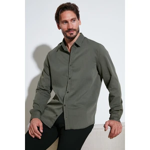 Streç Pamuklu Regular Fit Gömlek Erkek Gömlek CF25W128861