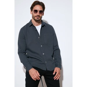 Pamuklu Tek Cepli Regular Fit Gömlek Erkek Gömlek CF25W129140