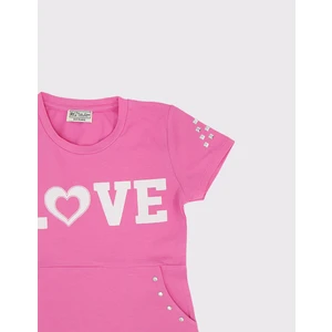 RG Brand Genç Kız Love Baskılı Tshırt