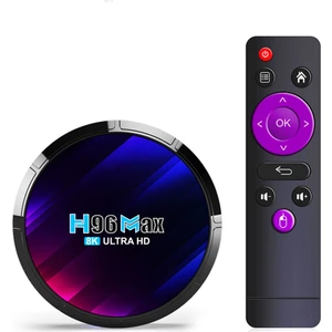 H96 Max 8k Ultra Hd Android 13 Dört Çekirdek RK3528 Işlemci 4 GB Ram 64 GB Hafıza Tv Box