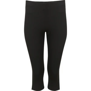 La Sarta Madrid Streç Yandan Fermuarlı Siyah Kapri Pantolon