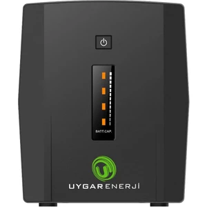 Uygar Enerji Tuna 1200 Va Lıne Interactıve Yeni Nesil Akü Kesintisiz Güç Kaynağı Ups (2X12V7AH)