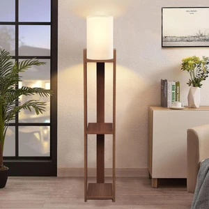 Verona Ahşap Raflı Lambader Ceviz 241639