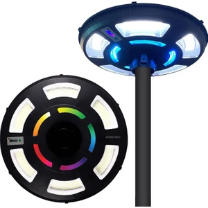 1282 LED Güneş Enerjili Aydınlatma | Rgb Ufo Solar Aydınlatma | Bahçe Lambası Armatür ESU-747R