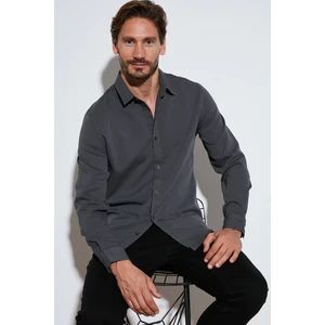 Streç Pamuklu Regular Fit Gömlek Erkek Gömlek CF25W128861