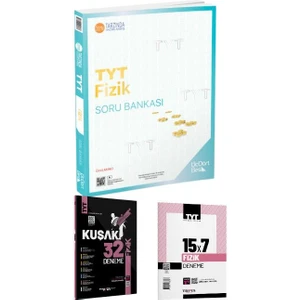 ÜçDörtBeş Yayınları 2025 Model TYT Fizik Soru Bankası - TYT Kuşak Deneme + Fizik Deneme