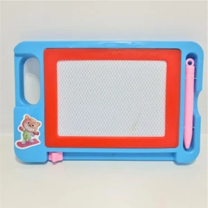 Mıknatıklı Mavi-Kırmızı Yazı Tahtası ve Pembe Yazı Kalemi Küçük Boy 20*13 cm Boyutlarında