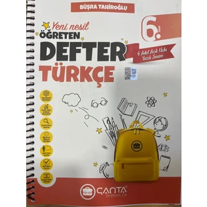 Çanta Yayınları 6. Sınıf Türkçe Öğreten Defter