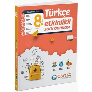 Çanta Yayınları Türkçe 8. Sınıf Etkinlikli Soru Bankası