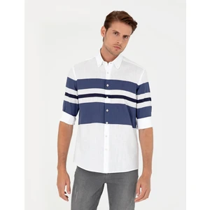 Pierre Cardin Erkek Açık Mavi Regular Fit Uzun Kollu Gömlek 50289400-VR003