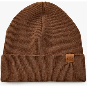 Katlı Bere Slogan Baskılı Etiket Detaylı