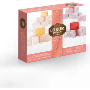 Sade Lokum & Gül Aromalı Lokum 350G