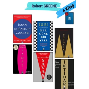İnsan Doğasının Yasaları - Her Güne Bir Yasa - Ustalık - İktidar - 6 Kitap - Robert Greene + Not Defteri
