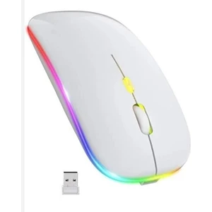 Samsung Galaxy Tab A7 T500 T505 T507 Uyumlu Mouse Bluetooth Wireless Şarjlı Fare 2.4g Macbook iPad Bilgisayar