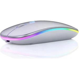Samsung Galaxy Tab A7 T500 T505 T507 Uyumlu Mouse Bluetooth Wireless Şarjlı Fare 2.4g Macbook iPad Bilgisayar